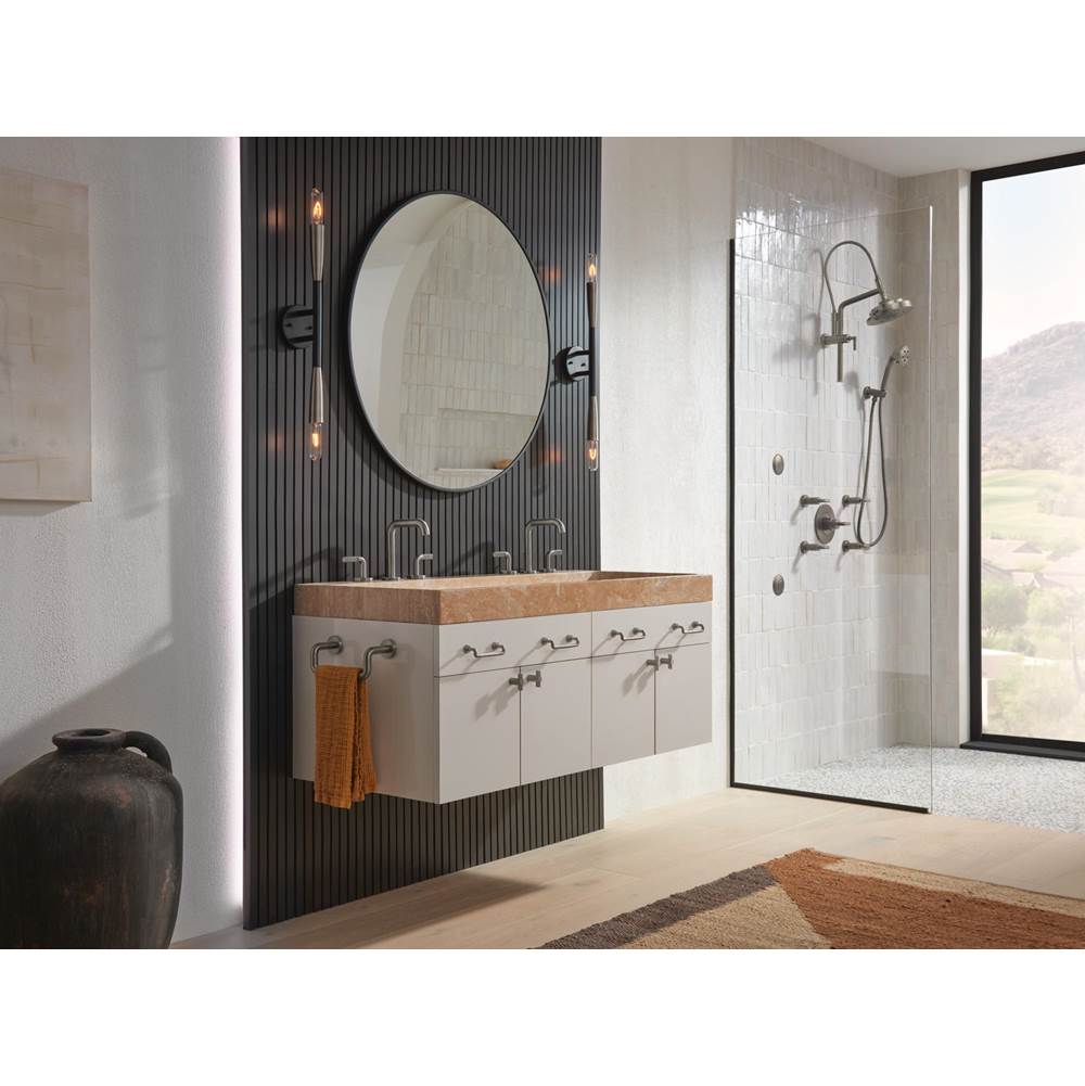Litze Widespread Lavatory Faucet with High Spout - Less Handles 1.5 GPM