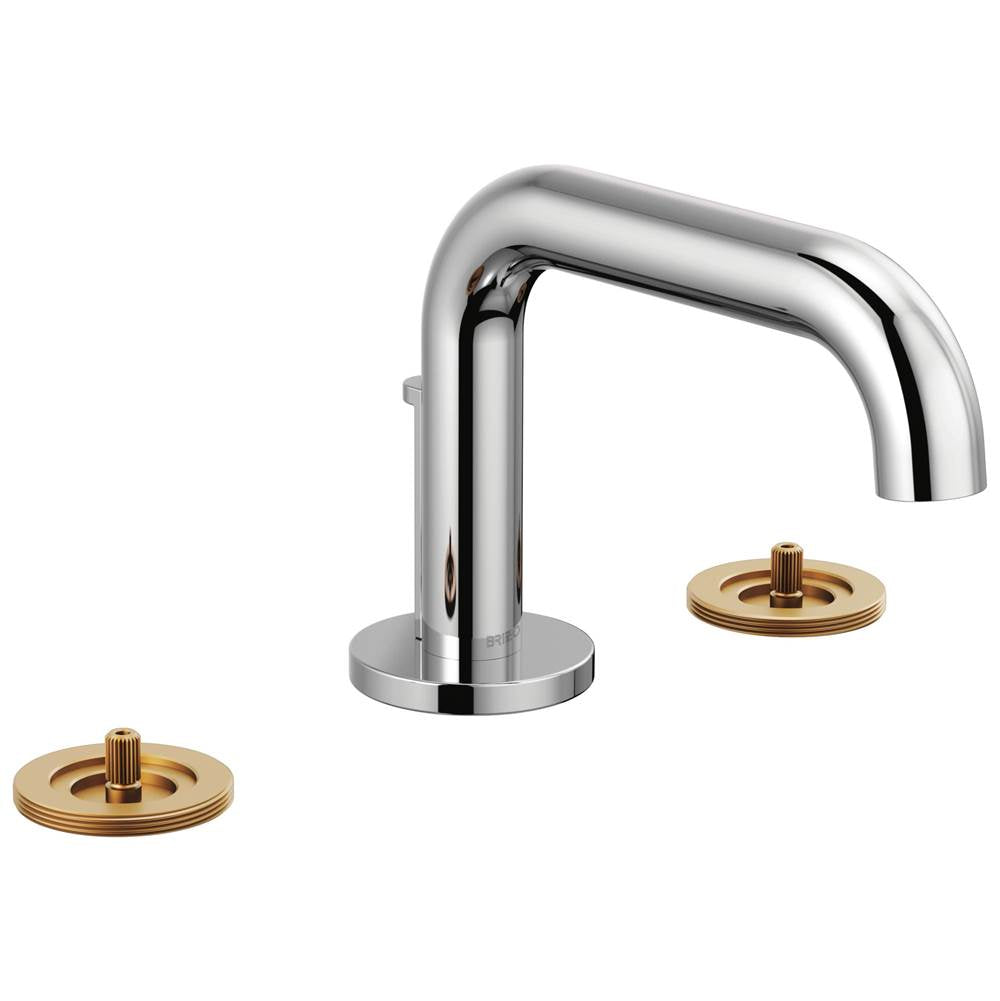 Brizo - Litze Widespread Lavatory Faucet with Low Spout - Less Handles 1.5 GPM - Chrome