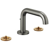 Brizo - Litze Widespread Lavatory Faucet with Low Spout - Less Handles 1.5 GPM - Luxe Steel
