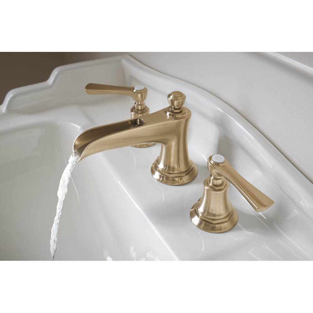 Rook Widespread Lavatory Faucet with Channel Spout - Less Handles 1.5 GPM