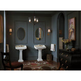 Rook Widespread Lavatory Faucet with Channel Spout - Less Handles 1.5 GPM
