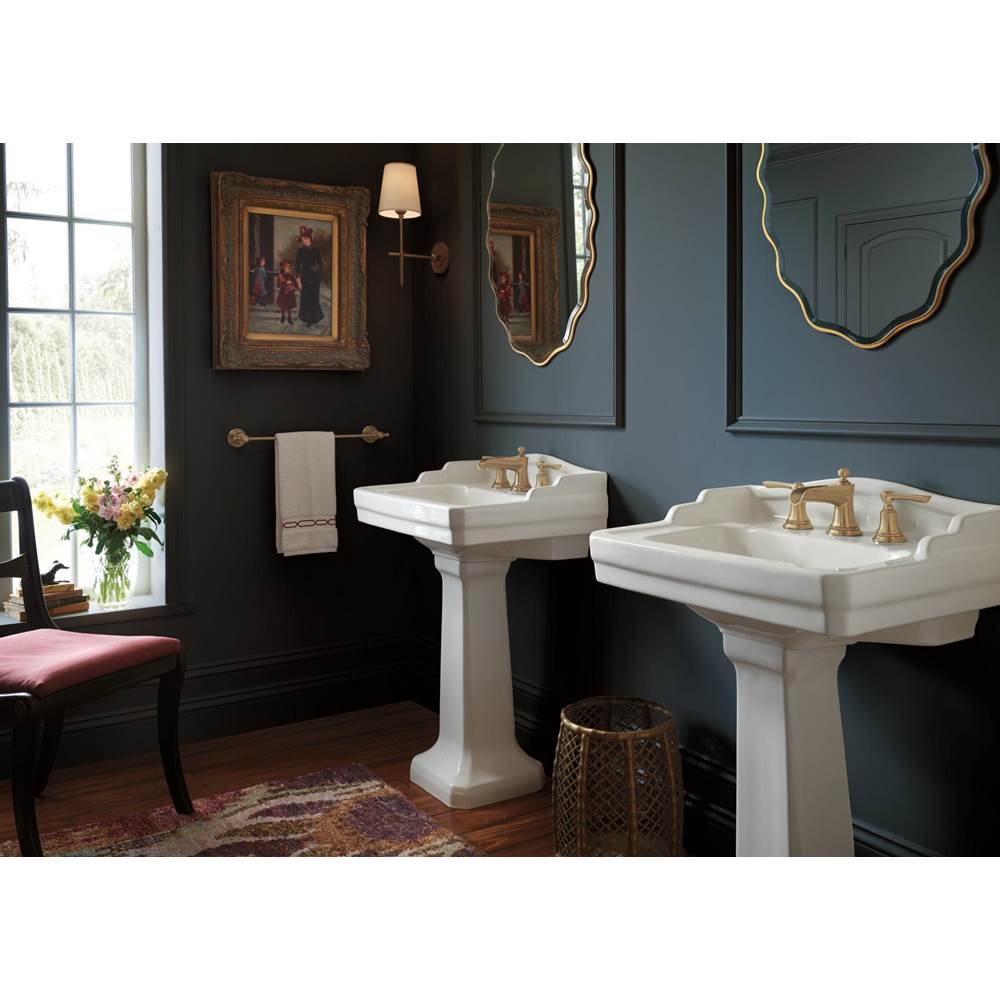 Rook Widespread Lavatory Faucet with Channel Spout - Less Handles 1.5 GPM