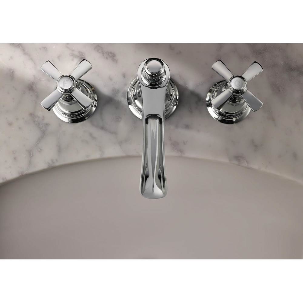 Rook Widespread Lavatory Faucet with Channel Spout - Less Handles 1.5 GPM