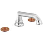 Brizo - BeauclereE Widespread Lavatory Faucet with Low Spout - Less Handles 1.2 GPM - Chrome