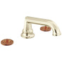 Brizo - BeauclereE Widespread Lavatory Faucet with Low Spout - Less Handles 1.2 GPM - Polished Nickel