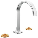 Brizo - AllariaE Widespread Lavatory Faucet with Arc Spout - Less Handles - Chrome