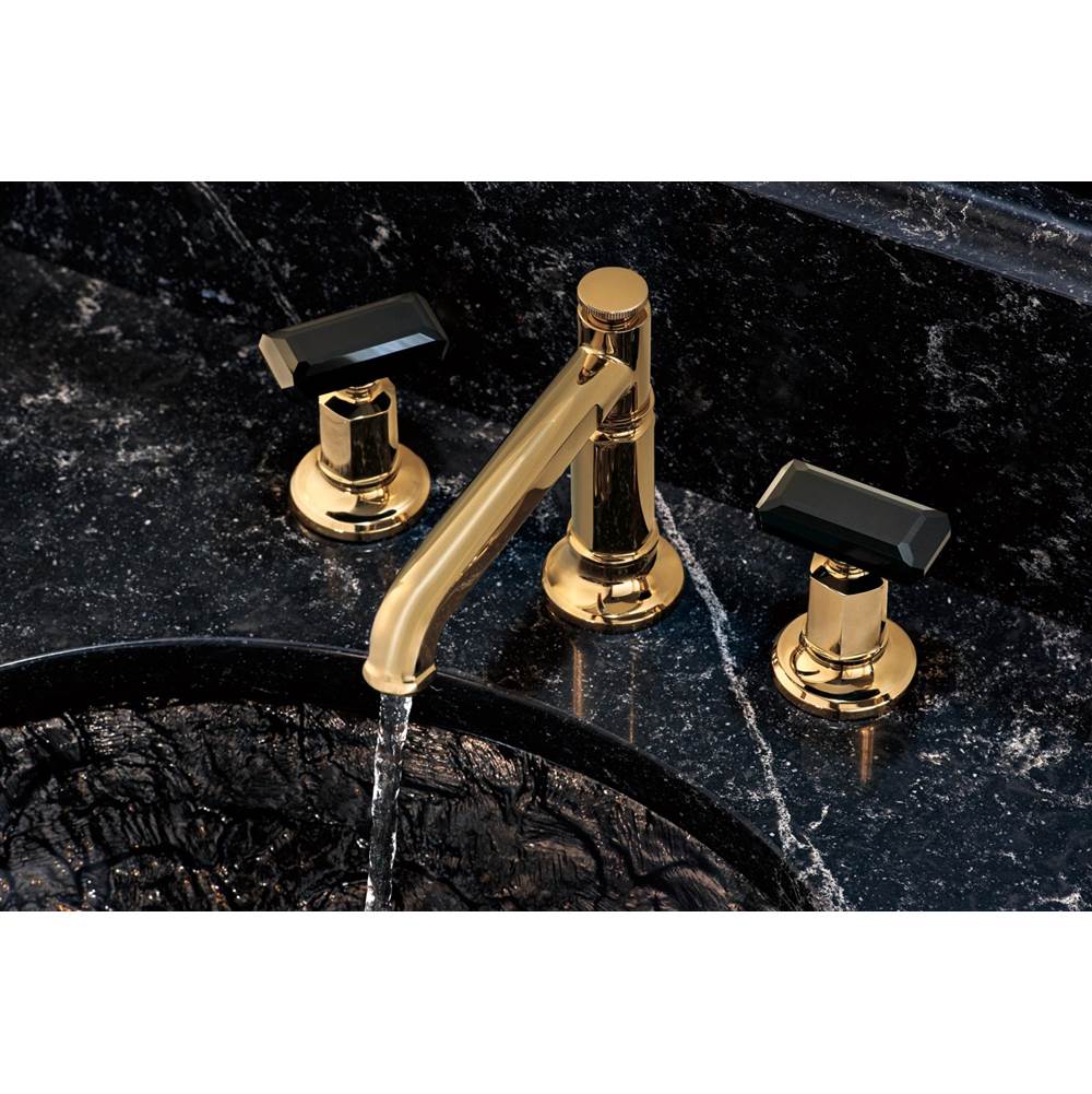 Invari Widespread Lavatory Faucet with Arc Spout - Less Handles 1.5 GPM
