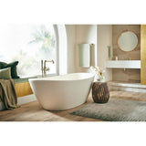 Invari Widespread Lavatory Faucet with Arc Spout - Less Handles 1.5 GPM