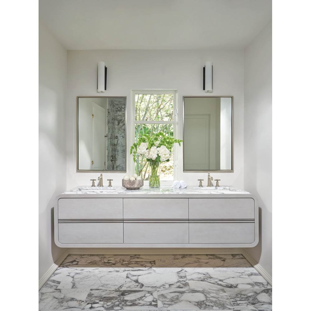 Invari Widespread Lavatory Faucet with Column Spout - Less Handles 1.5 GPM