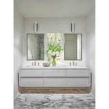 Invari Widespread Lavatory Faucet with Column Spout - Less Handles 1.5 GPM
