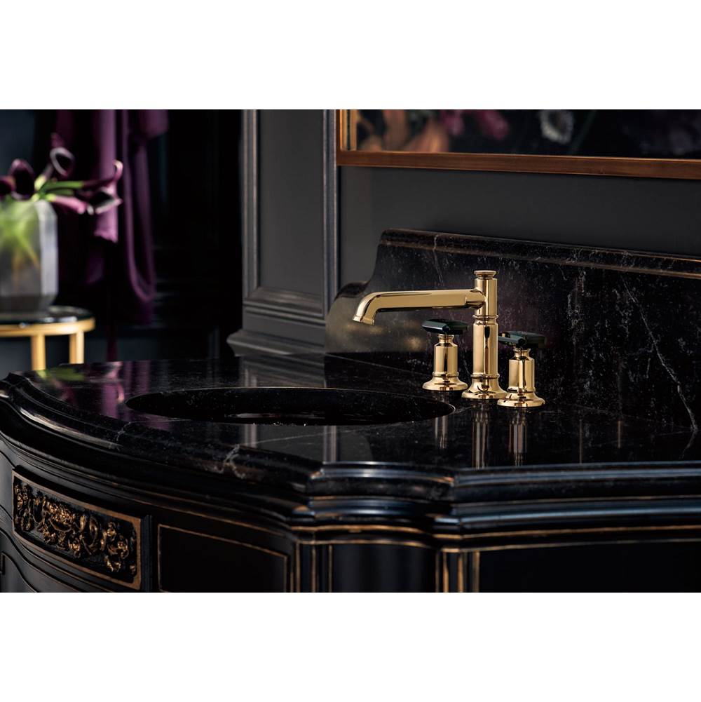 Invari Widespread Lavatory Faucet with Column Spout - Less Handles 1.5 GPM