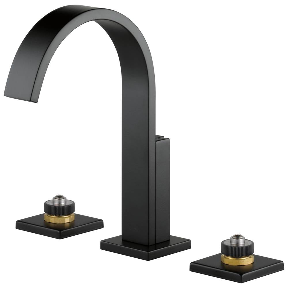 Brizo - Siderna Widespread Lavatory Faucet - Less Handles 1.2 GPM - Matte Black