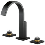 Brizo - Siderna Widespread Lavatory Faucet - Less Handles 1.2 GPM - Matte Black