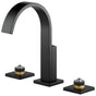 Brizo - Siderna Widespread Lavatory Faucet - Less Handles 1.2 GPM - Matte Black