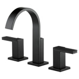 Brizo - Siderna Widespread Lavatory Faucet - Less Handles 1.5 GPM - Matte Black