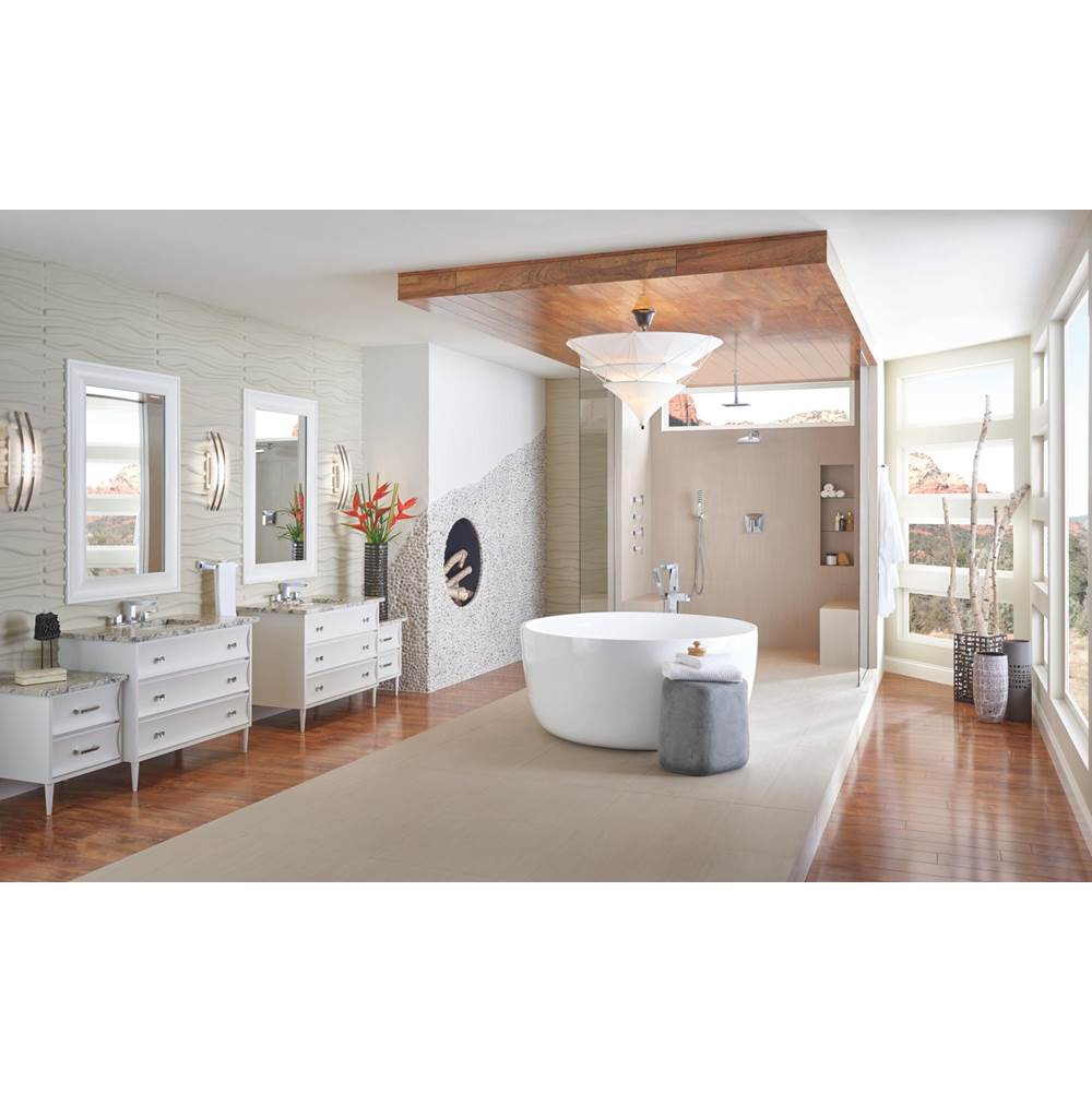 Vettis Widespread Lavatory Faucet With Open-Flow Spout 1.2 GPM