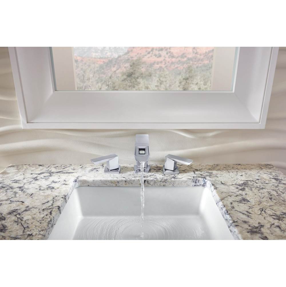 Vettis Widespread Lavatory Faucet With Open-Flow Spout 1.2 GPM