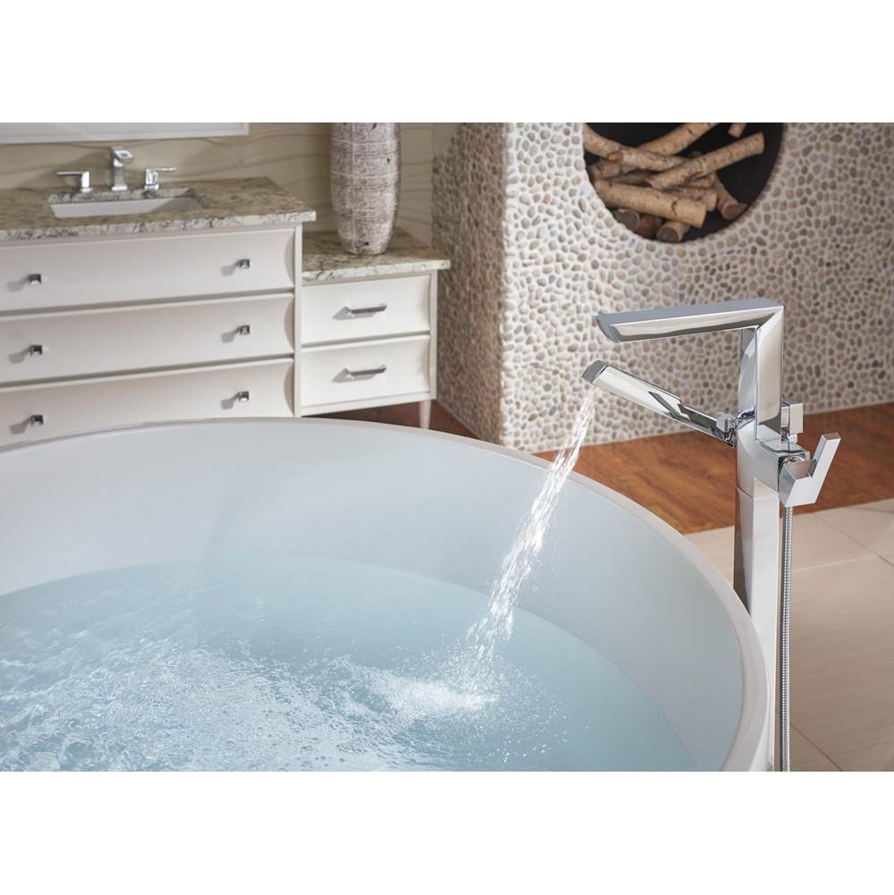 Vettis Widespread Lavatory Faucet With Open-Flow Spout 1.2 GPM