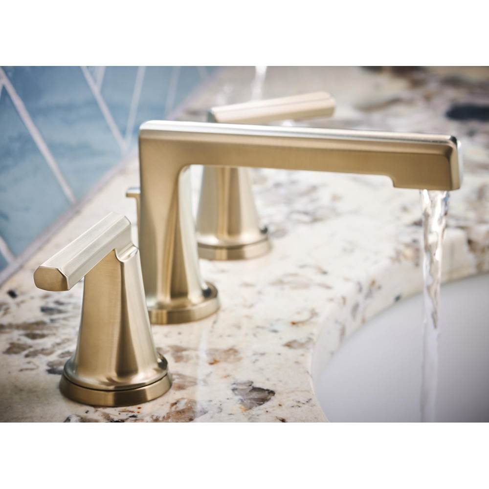 LevoirE Widespread Lavatory Faucet With Low Spout - Less Handles