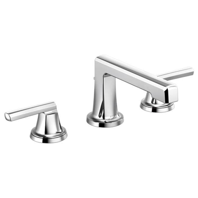 Brizo - LevoirE Widespread Lavatory Faucet with Low Spout - Less Handles 1.5 GPM - Chrome