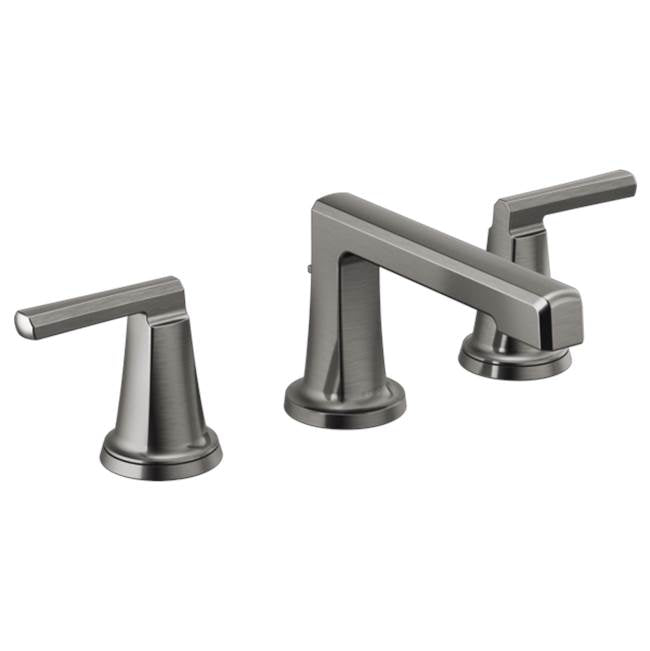 Brizo - LevoirE Widespread Lavatory Faucet with Low Spout - Less Handles 1.5 GPM - Luxe Steel