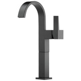 Brizo - Siderna Single-Handle Vessel Lavatory Faucet 1.5 GPM - Matte Black