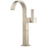 Brizo - Siderna Single-Handle Vessel Lavatory Faucet 1.5 GPM - Brushed Nickel
