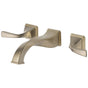 Brizo - Virage Two-Handle Wall Mount Lavatory Faucet 1.5 GPM - Brushed Nickel