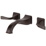 Brizo - Virage Two-Handle Wall Mount Lavatory Faucet 1.5 GPM - Venetian Bronze