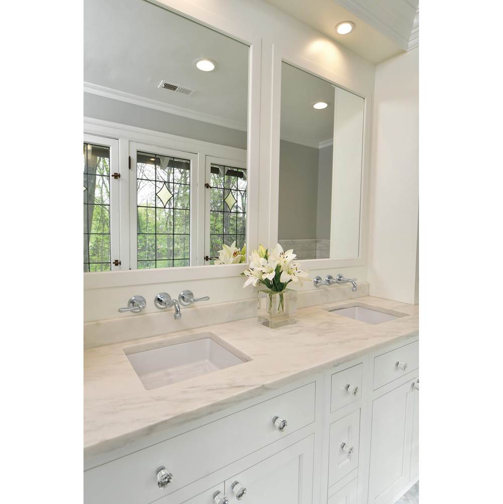 Tresa Two-Handle Wall Mount Lavatory Faucet with Lever Handles 1.5 GPM