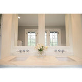Tresa Two-Handle Wall Mount Lavatory Faucet with Lever Handles 1.5 GPM