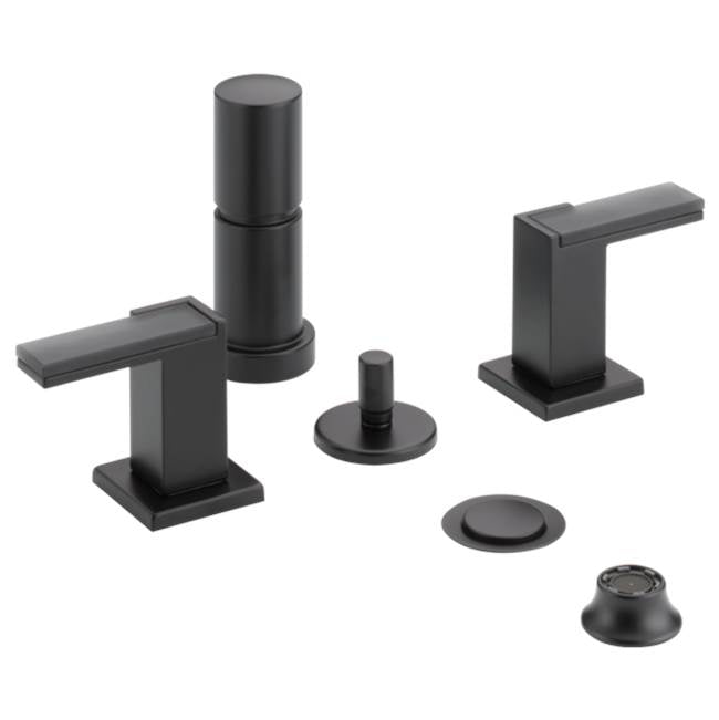 Brizo - Siderna Bidet Faucet - Less Handles - Matte Black