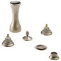 Brizo - Charlotte 4-Hole Mount Bidet Faucet with Vacuum Breaker - Less Handles - Brushed Nickel