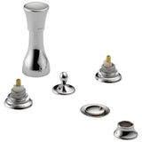 Brizo - Charlotte 4-Hole Mount Bidet Faucet with Vacuum Breaker - Less Handles - Chrome