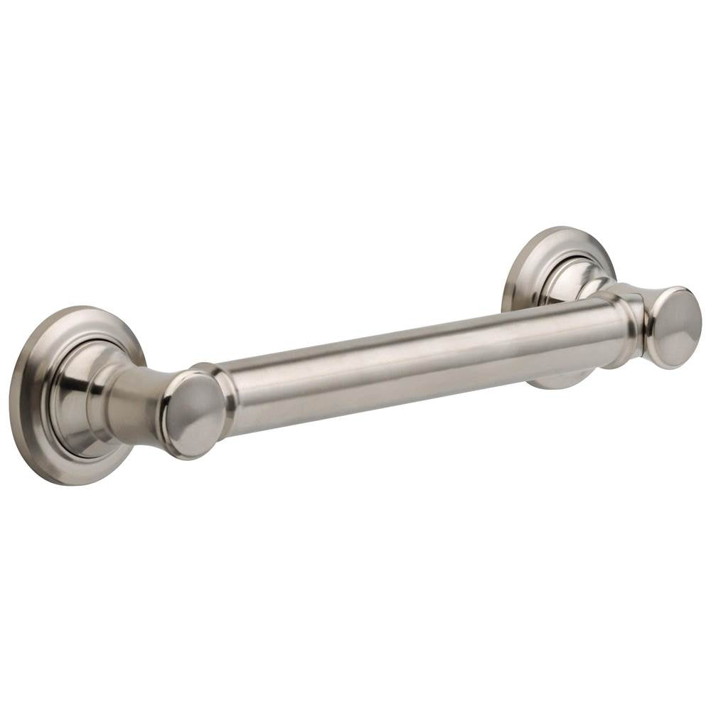 Brizo - Other 12'' Classic Grab Bar - Luxe Nickel