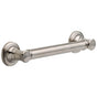 Brizo - Other 12'' Classic Grab Bar - Luxe Nickel