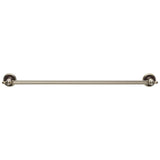Brizo - Charlotte 24'' Towel Bar - Cocoa Bronze  With  Polished Nickel