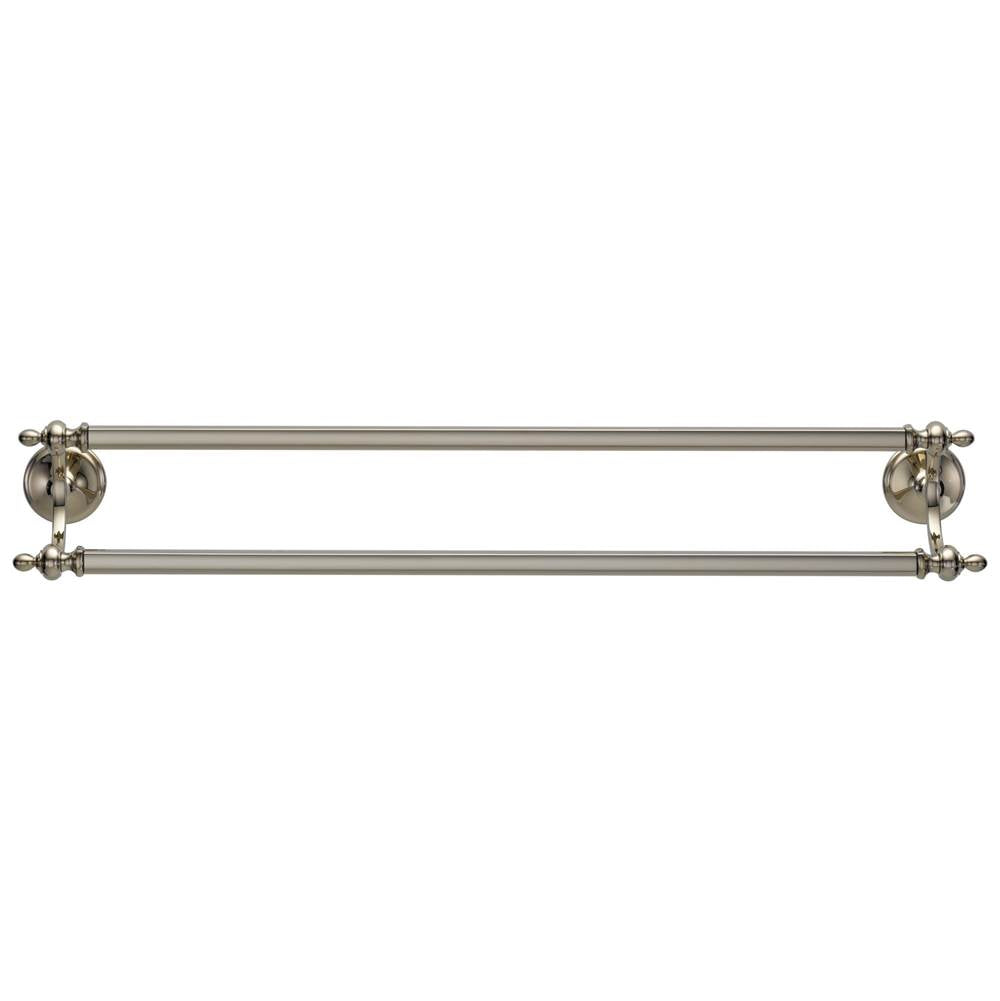 Brizo - Charlotte 24'' Double Towel Bar - Polished Nickel