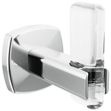Brizo - AllariaE Robe Hook - Polished Chrome  With  Clear Acrylic