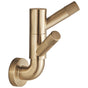 Brizo - Litze Rotating Double Robe Hook With Knurling - Luxe Gold