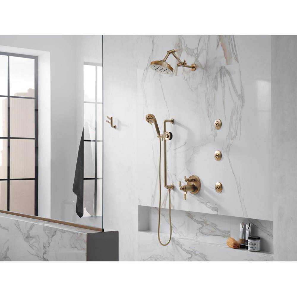 Litze Rotating Double Robe Hook With Knurling