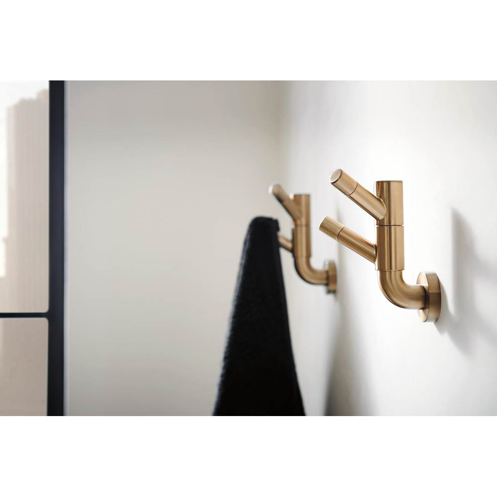Litze Rotating Double Robe Hook With Knurling