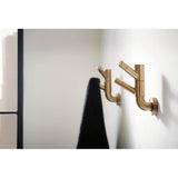Litze Rotating Double Robe Hook With Knurling