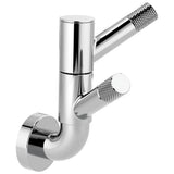 Brizo - Litze Rotating Double Robe Hook With Knurling - Chrome