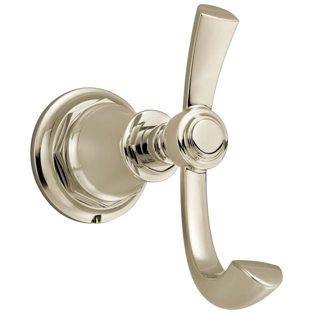 Brizo - Rook Double Robe Hook - Polished Nickel