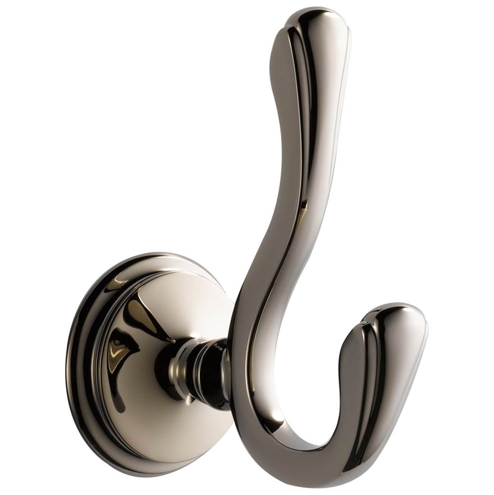 Brizo - Charlotte Double Robe Hook - Polished Nickel