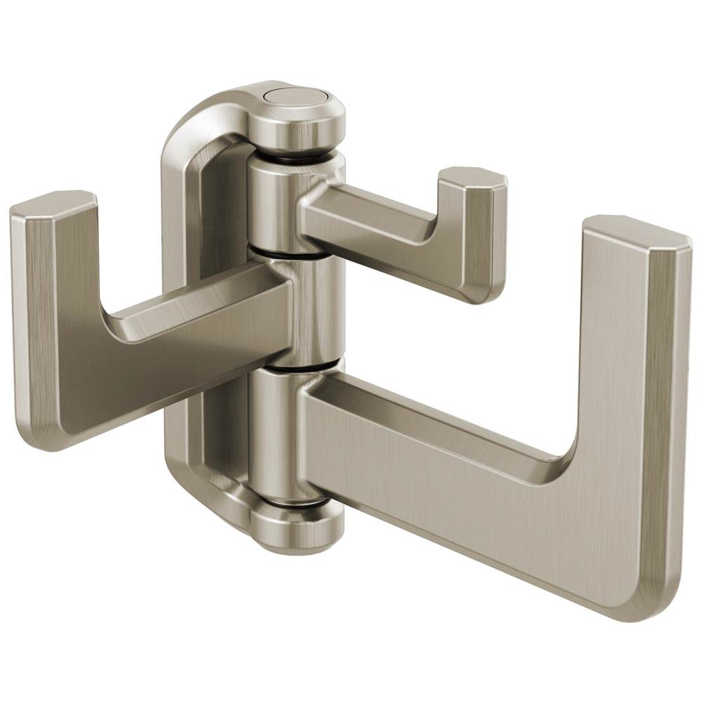 Brizo - LevoirE Hinged Robe Hook - Luxe Nickel