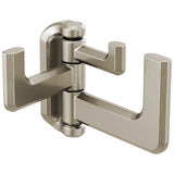 Brizo - LevoirE Hinged Robe Hook - Luxe Nickel