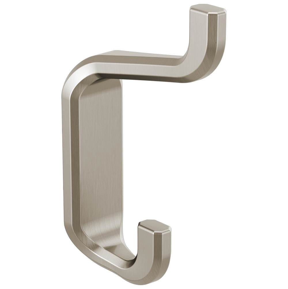 Brizo - LevoirE Double Robe Hook - Luxe Nickel