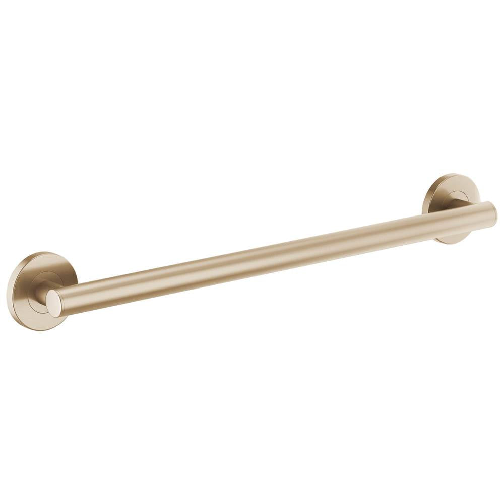 Brizo - Other 24'' Linear Round Grab Bar - Luxe Gold